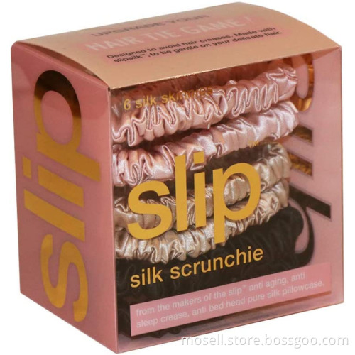 100% Nature Silk Scrunches Hairflair Luxury Skinny Slip